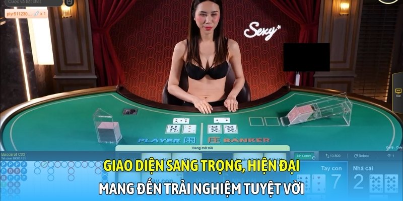 Giao diện sang trọng, hiện đại mang đến trải nghiệm tuyệt vời