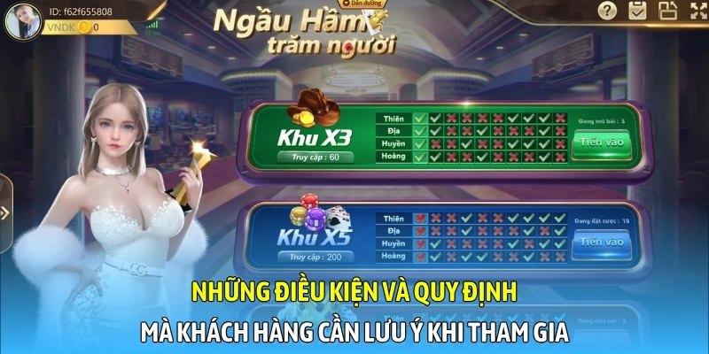 Những điều kiện và quy định mà khách hàng cần lưu ý khi tham gia