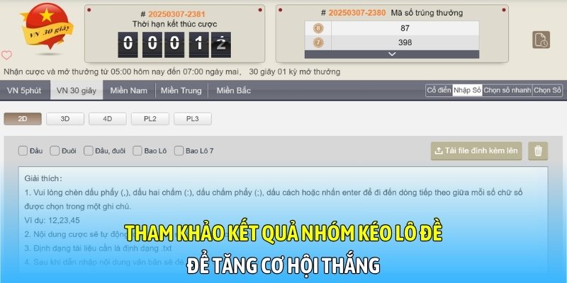 Tham khảo kết quả nhóm kéo lô đề để tăng cơ hội thắng